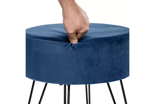 Пуф Leset Кома велюр Дарк Блю