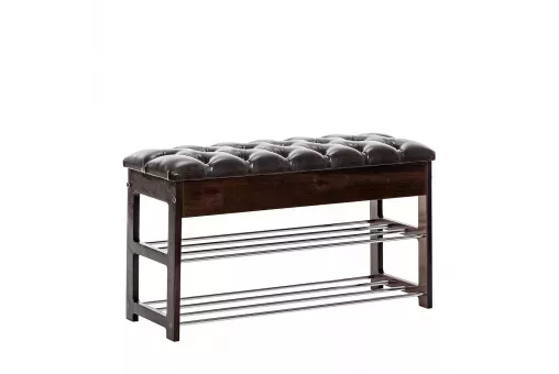 Банкетка Leset Грейс  Орех Oregon perlamutr 120 - каретная стяжка