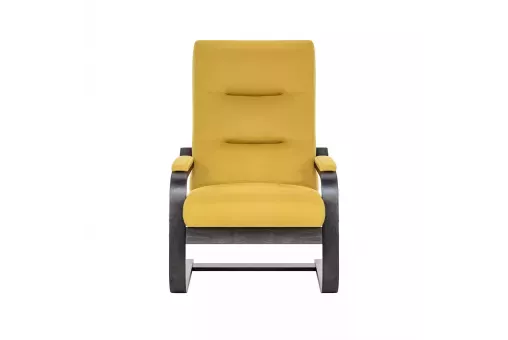 Кресло Leset Оскар  Венге текстура V28 желтый