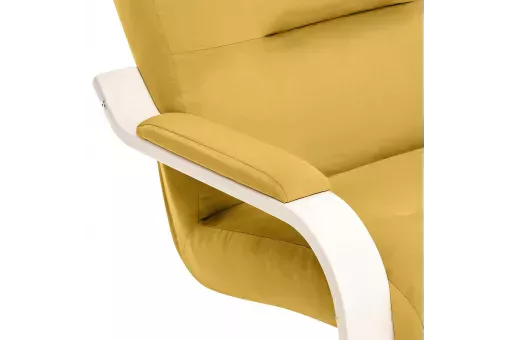 Кресло Leset Оскар  Слоновая кость V28 желтый