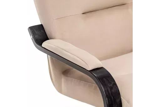 Кресло Leset Оскар  Венге текстура V18 бежевый