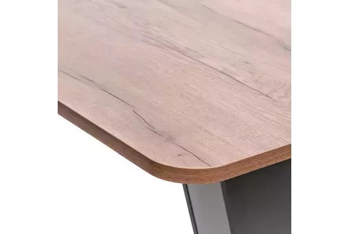 Стол раздвижной Leset Тайп Дуб табачный  /  Графит