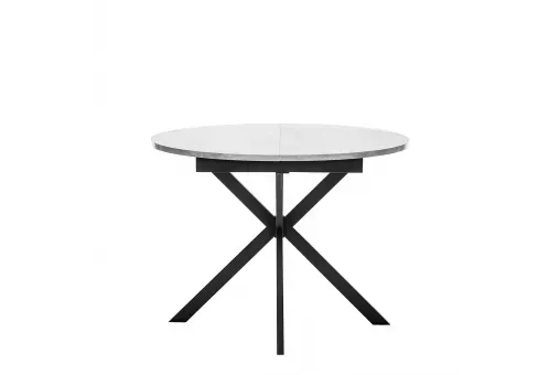 Стол раздвижной Leset Капри цемент / чёрный