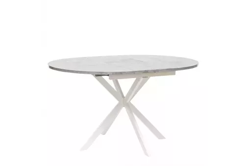 Стол раздвижной Leset Капри цемент / белый