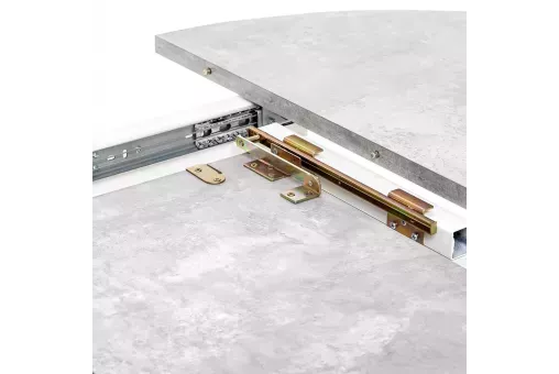 Стол раздвижной Leset Капри цемент / белый