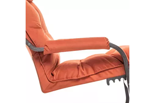 Кресло-трансформер Leset Оливер  Венге текстура V39 оранжевый