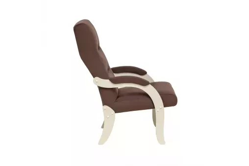 Кресло Leset Дэми  Слоновая кость V23 молочный шоколад