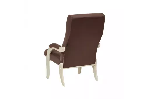 Кресло Leset Дэми  Слоновая кость V23 молочный шоколад