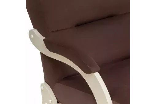 Кресло Leset Дэми  Слоновая кость V23 молочный шоколад