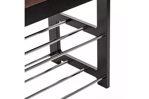 Банкетка Leset Грейс  Венге V23 молочный шоколад - каретная стяжка