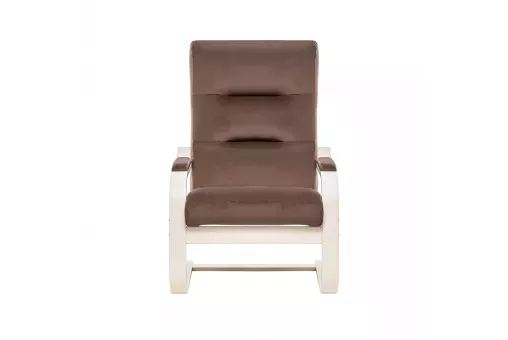 Кресло Leset Оскар  Слоновая кость V23 молочный шоколад