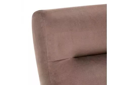 Кресло Leset Оскар  Слоновая кость V23 молочный шоколад