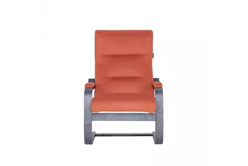 Кресло Leset Оскар  Венге текстура V39 оранжевый