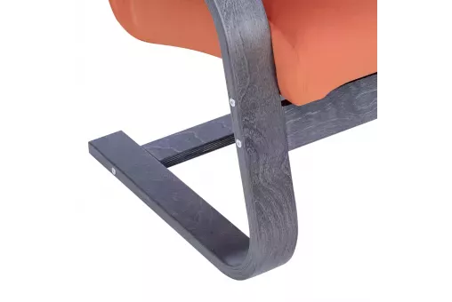 Кресло Leset Оскар  Венге текстура V39 оранжевый