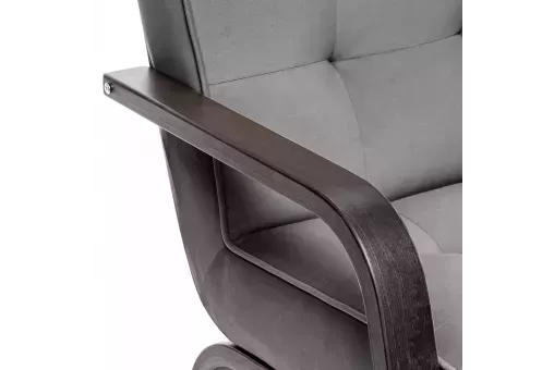 Кресло Leset Модена  Венге текстура V32 серый