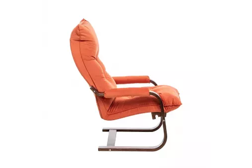 Кресло-трансформер Leset Оливер  Орех текстура V39 оранжевый