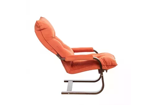 Кресло-трансформер Leset Оливер  Орех текстура V39 оранжевый