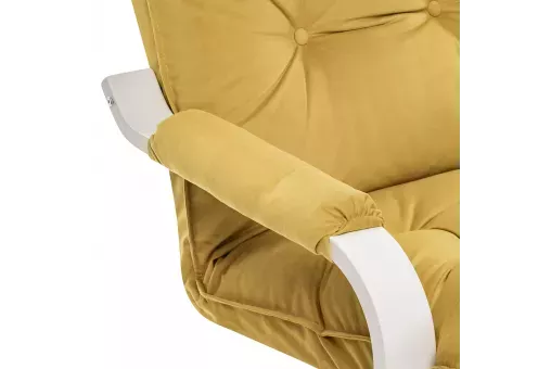 Кресло-трансформер Leset Оливер  Слоновая кость V28 желтый