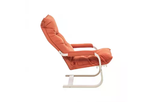 Кресло-трансформер Leset Оливер  Слоновая кость V39 оранжевый