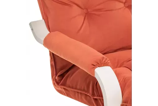 Кресло-трансформер Leset Оливер  Слоновая кость V39 оранжевый