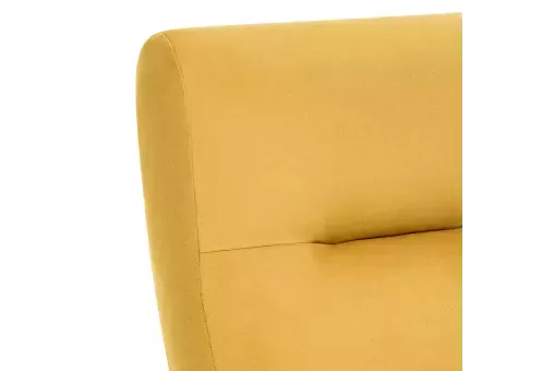 Кресло-маятник Leset Дэми  Слоновая кость V28 желтый