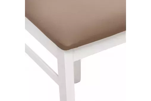 Стул Leset Кентукки  Белый Коричневый