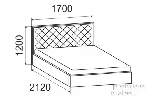 Кровать 1600х2000 с подъемным механизмом