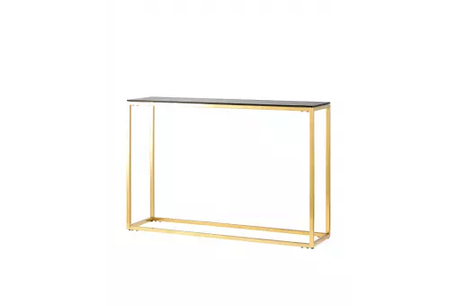 Консоль ТАУН 115*30 золото стекло smoke [G]