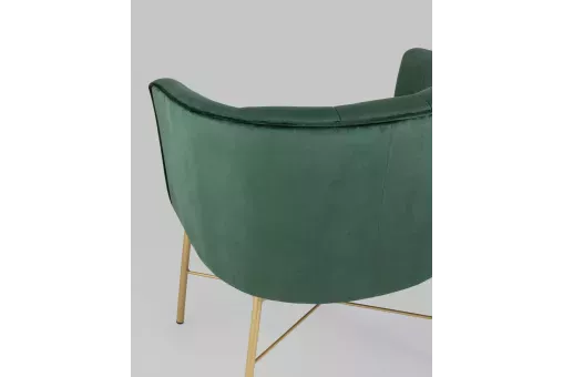 Кресло Шале велюр зеленый