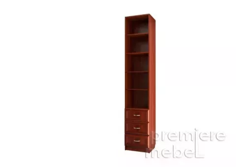 С-415 М • Шкаф для книг узкий с 3 ящ.