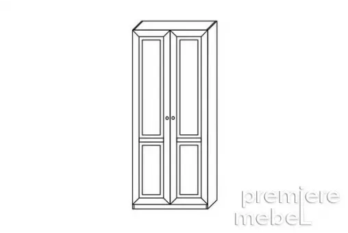 2927 шкаф 2-х дверный - 2998