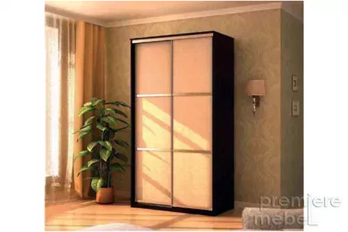 Шкаф-купе Де-Люкс-3 двухдверный - 1.2 м