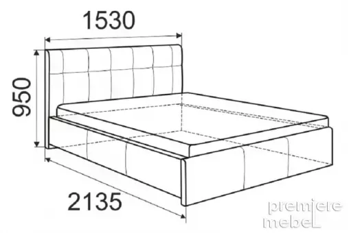 Кровать 1400х2000 с подъемным механизмом - 16713