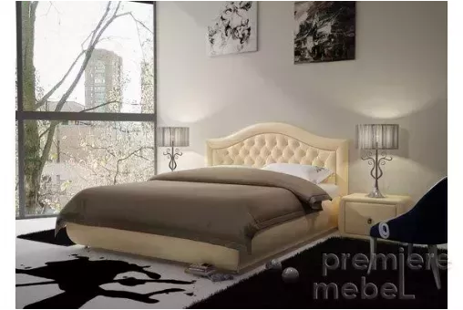 Кровать Романтик 1,4 с ортопедической решеткой Со стразами (18мм)