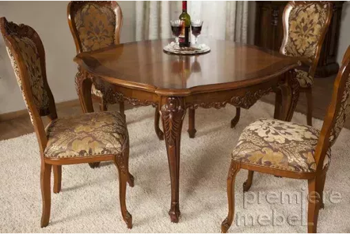 Стол квадратный (мореный орех)