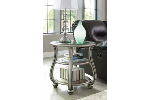 Стол приставной CORALAYNE  SILVER FINISH