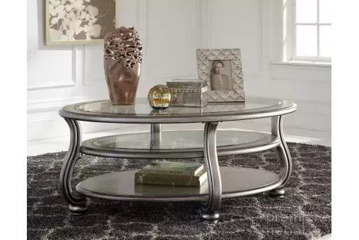 Стол журнальный CORALAYNE SILVER FINISH