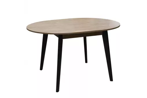 Cтол НАРВА d100 / 135 дуб канзас / чер ВС / 531