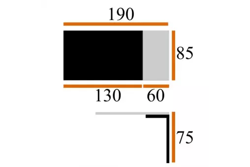 Cтол BARON 85x130 / 190 P166 / P95 CB / 4010-RB 130