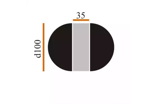 Стол ОНТАРИО d100 / 135 new дуб бел+сер / бел ВС / 503