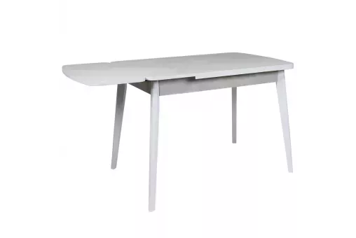 Стол СИЭТЛ НД 68х110 / 170 шелк.камень / бел ВС / 466