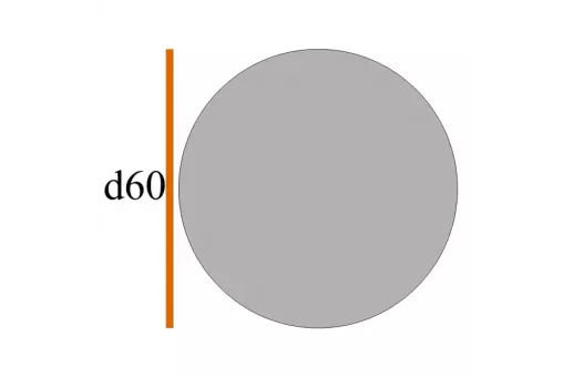 Столешница WERZ d60 casc+font Cl.