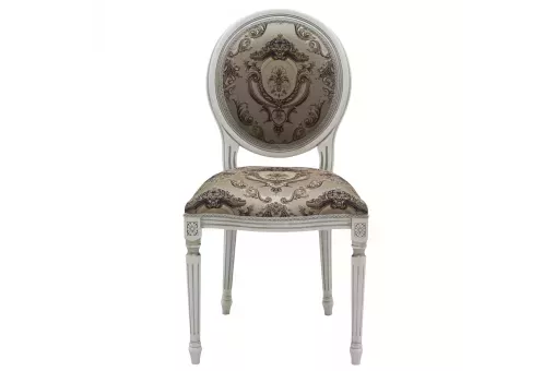Стул LEONARDO white+silver / 5827+20 GC / 737
