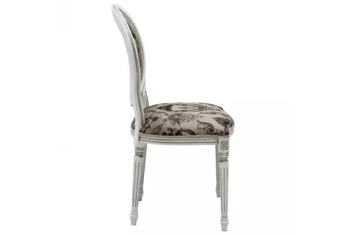 Стул LEONARDO white+silver / 5827+20 GC / 737