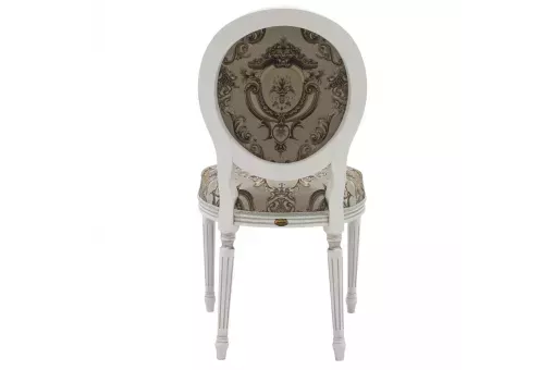 Стул LEONARDO white+silver / 5827+20 GC / 737