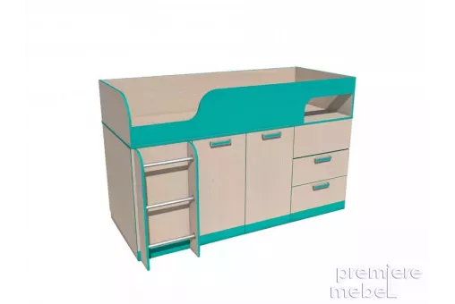 Кровать с поворотным столом НМ 011.55М Рико - 18749