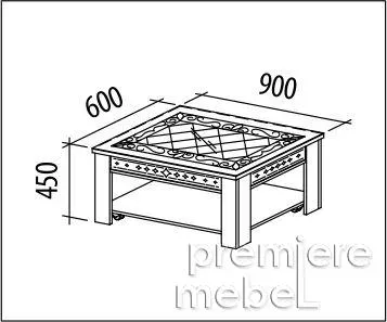 Стол журнальный Агат 30.10
