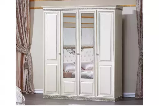 Спальня Берта белый жемчуг
