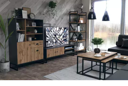 Лофт Стол (Дуб Вотан)