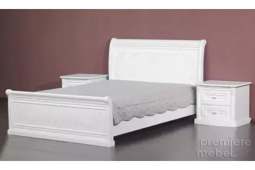 Спальня Милан белый, бежевый (Юта)